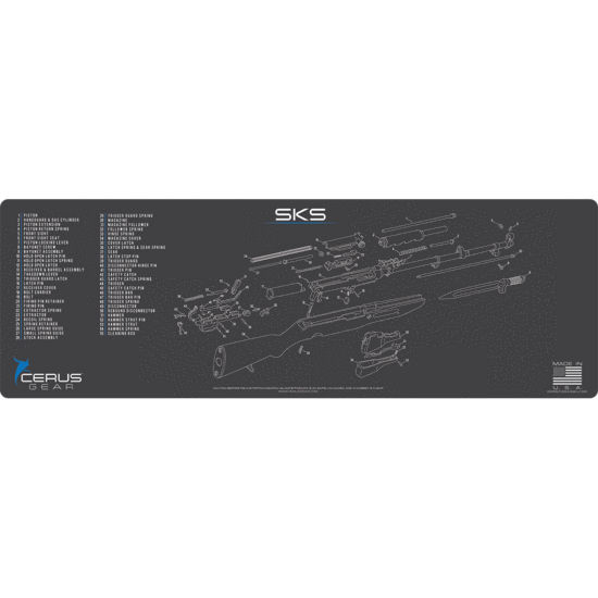 SKS rifle schematic Promat