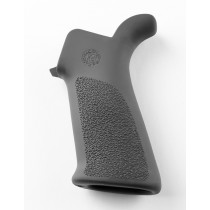 AR15/M16 OverMolded Rubber Beavertail Grip Slate Grey no finger 15032