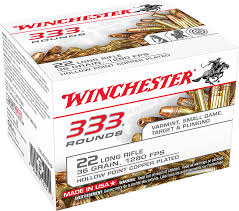 Winchester 22LR 36gr 333 round bulk pack