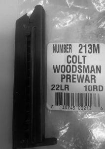 Colt Woodsman Prewar 22lr 10 round magazine blued 213M