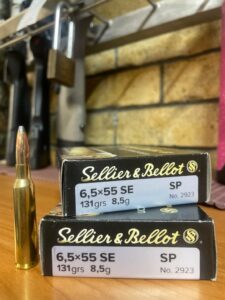 Sellier & Bellot 6,5x55 SE SP 131g ammo